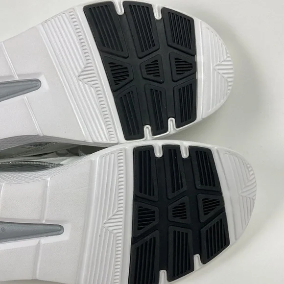 Vionic Adela Met White & Metallic Silver Walking Shoe - Picture 8 of 12